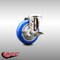 Service Caster 4 Inch 316SS Blue Polyurethane Wheel Swivel Bolt Hole Caster with Brake SCC SCC-SS316BH20S414-PPUB-BLUE-TLB - alternate 2